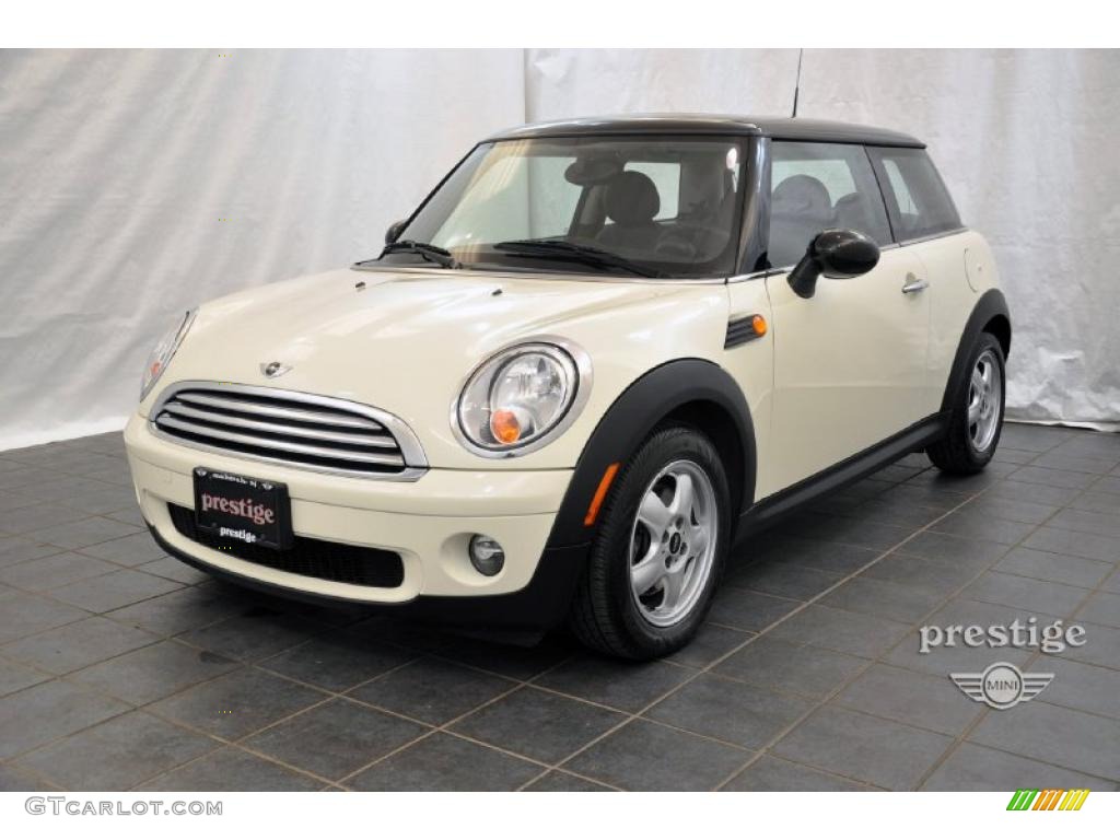 2007 Cooper Hardtop - Pepper White / Grey/Carbon Black photo #1