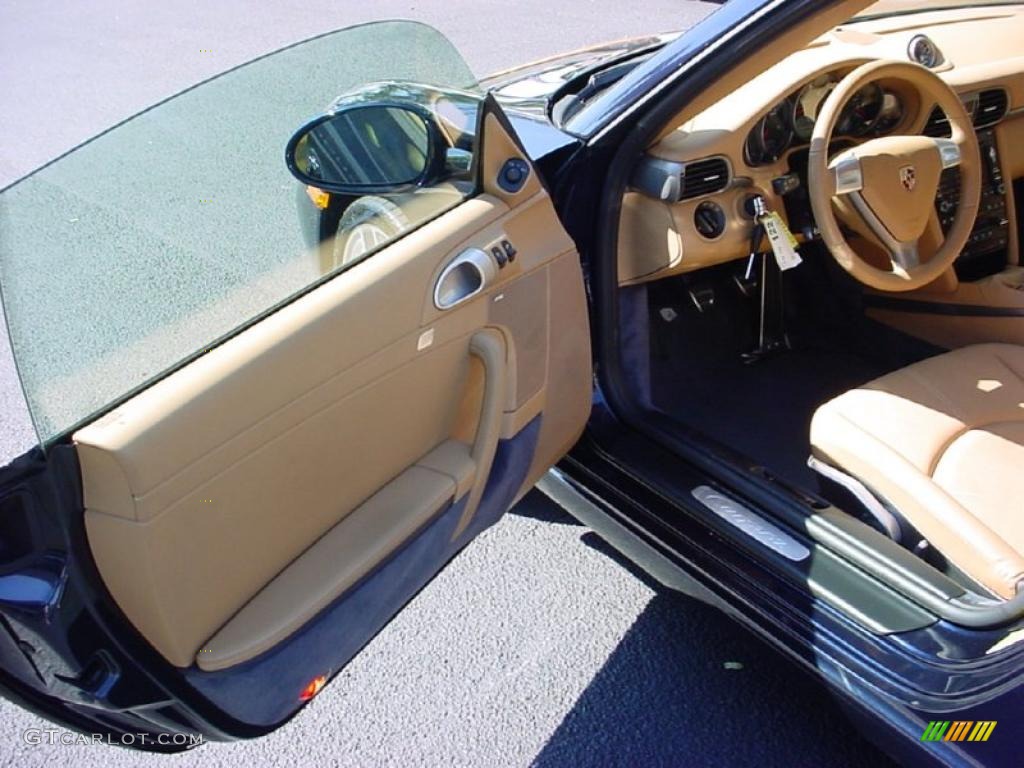 2009 911 Carrera Coupe - Midnight Blue Metallic / Sand Beige photo #12