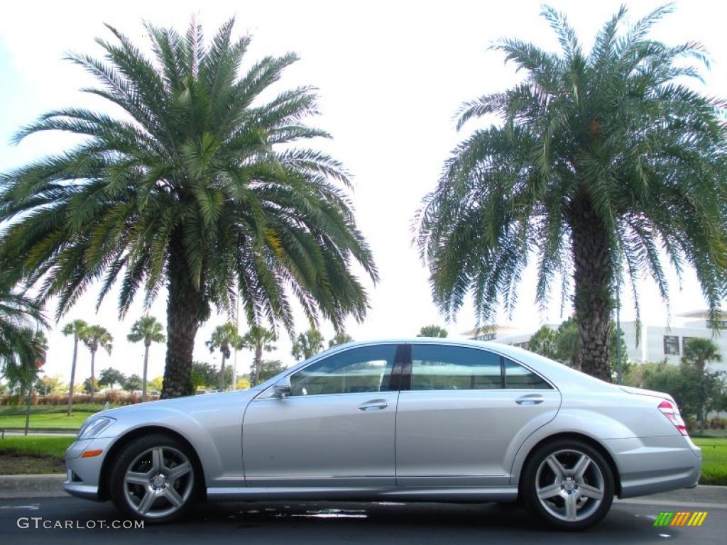Iridium Silver Metallic 2008 Mercedes-Benz S 550 Sedan Exterior Photo #39078967