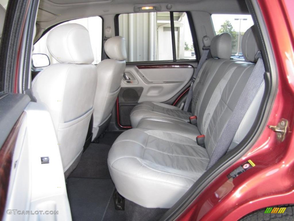 Dark Slate Gray/Light Slate Gray Interior 2002 Jeep Grand Cherokee Overland 4x4 Photo #39079999
