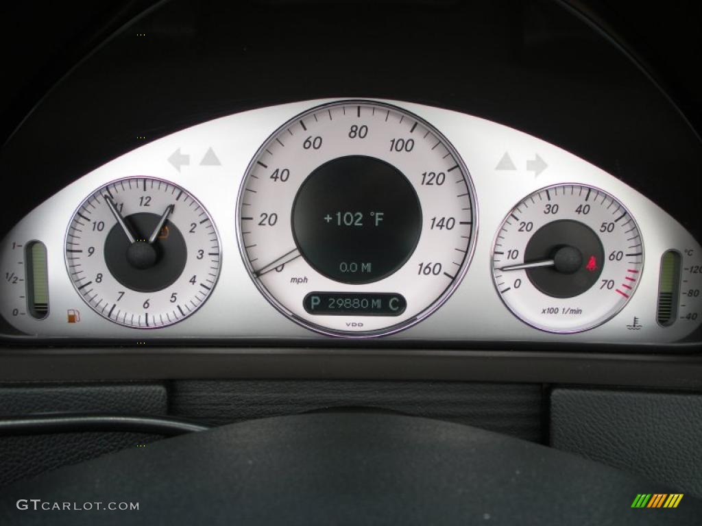 2008 Mercedes-Benz CLK 550 Cabriolet Gauges Photo #39080215