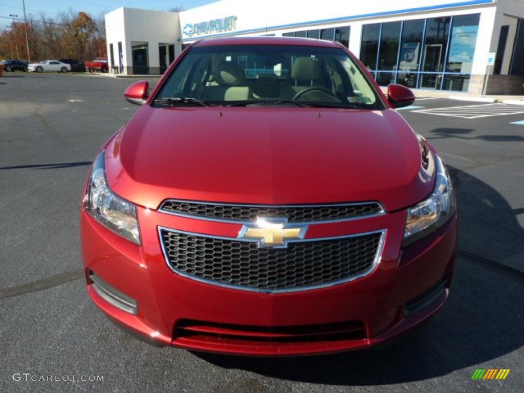 Crystal Red Metallic Tintcoat 2011 Chevrolet Cruze LTZ Exterior Photo #39080371
