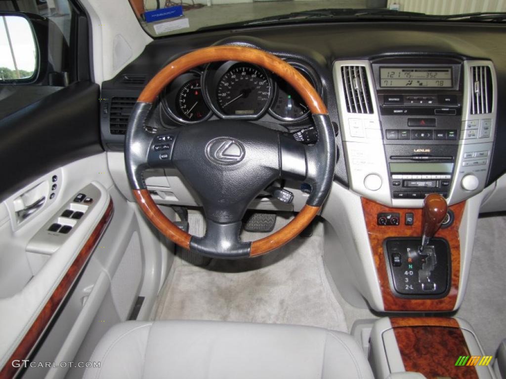 2005 Lexus RX 330 Light Gray Steering Wheel Photo #39080379