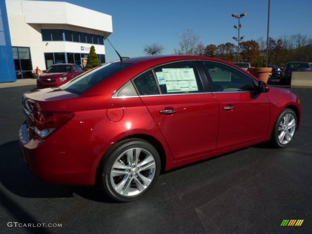 Crystal Red Metallic Tintcoat 2011 Chevrolet Cruze LTZ Exterior Photo #39080487