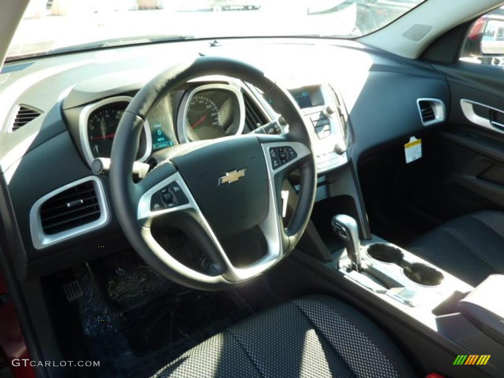 Jet Black Interior 2011 Chevrolet Equinox LT AWD Photo #39081781