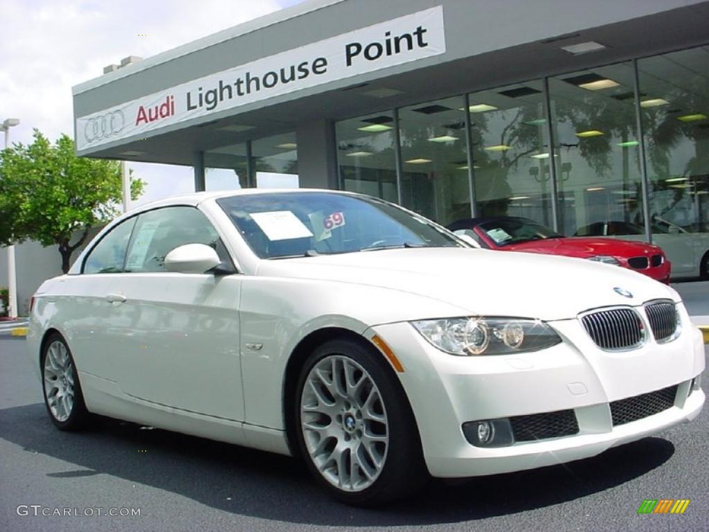 2008 3 Series 328i Convertible - Alpine White / Black photo #1