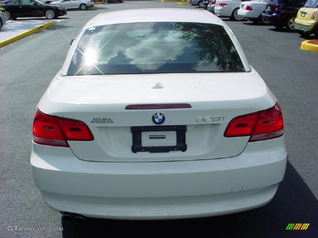 2008 3 Series 328i Convertible - Alpine White / Black photo #5