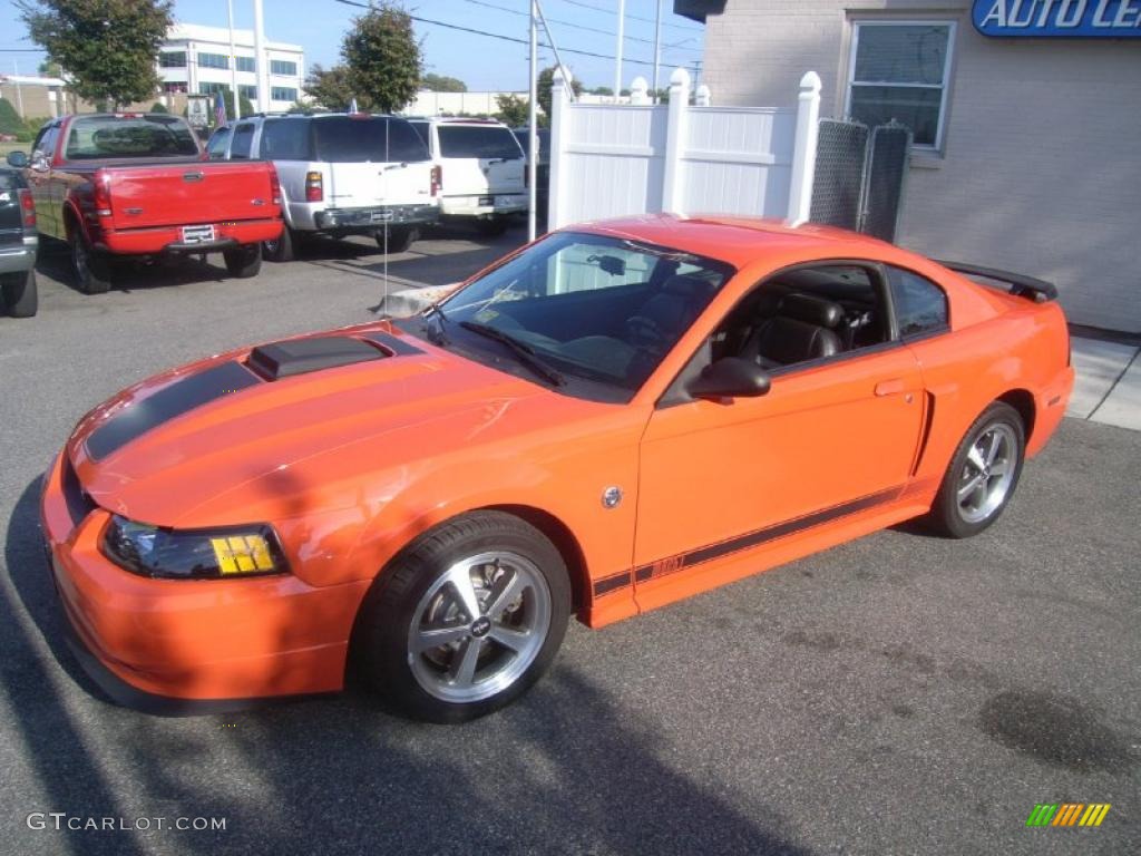 2004 Mustang Mach 1 Coupe - Competition Orange / Dark Charcoal photo #1