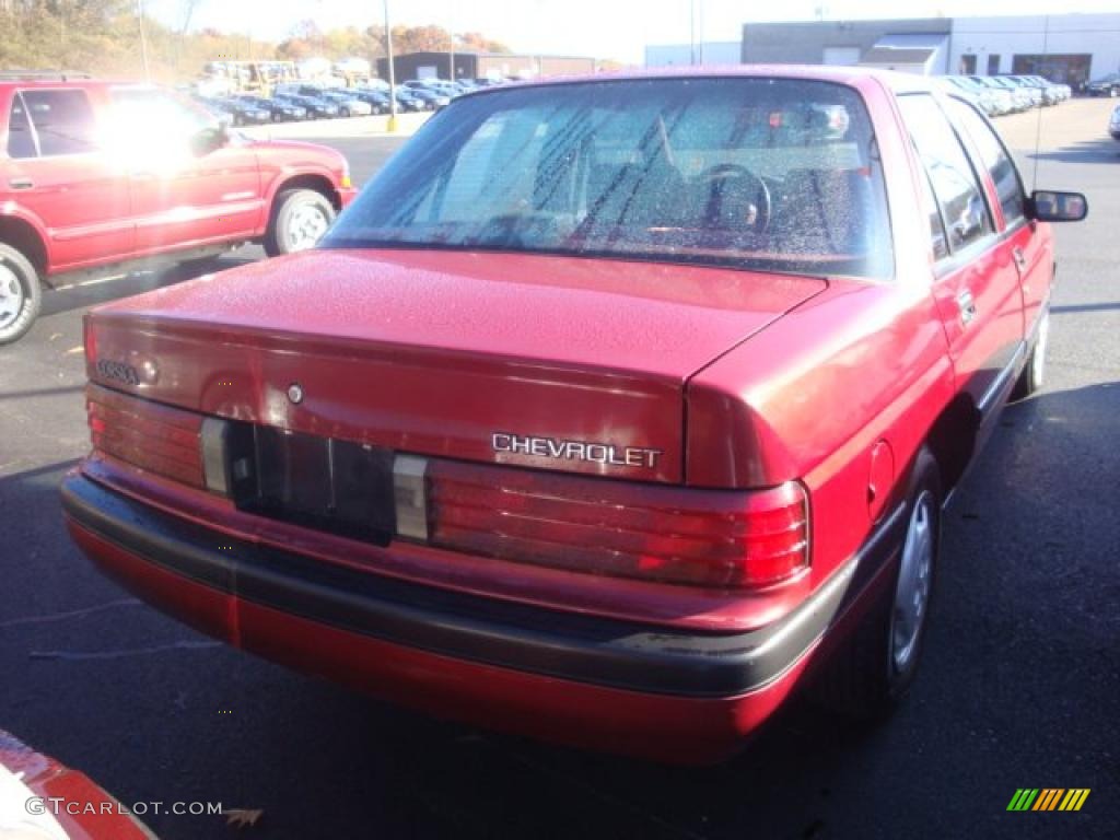 1994 Corsica Sedan - Medium Garnet Red Metallic / Red photo #2