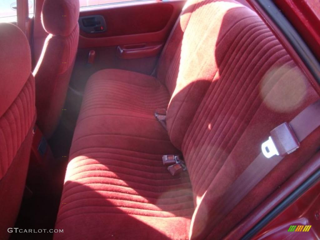 Red Interior 1994 Chevrolet Corsica Sedan Photo #39082873