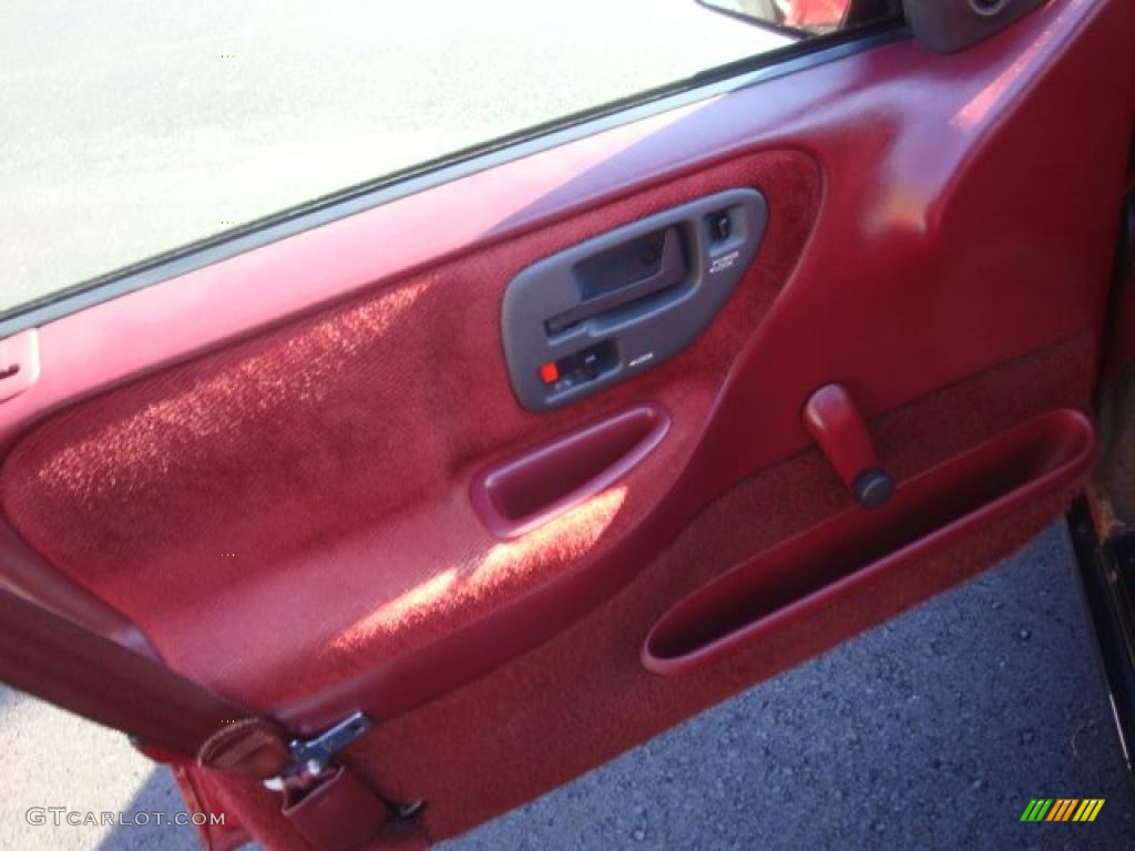 1994 Chevrolet Corsica Sedan Red Door Panel Photo #39082901