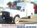 Oxford White - F350 Super Duty XL Regular Cab 4x4 Chassis Commercial Photo No. 2
