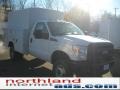 Oxford White - F350 Super Duty XL Regular Cab 4x4 Chassis Commercial Photo No. 4