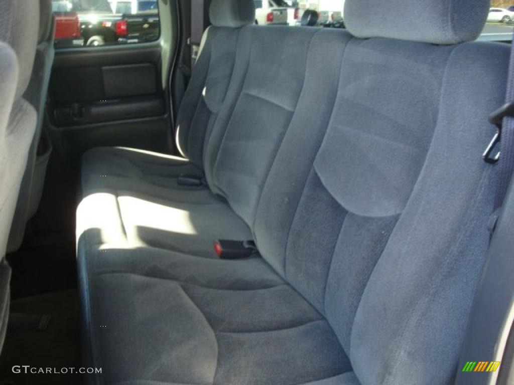 Dark Pewter Interior 2004 GMC Sierra 1500 SLE Extended Cab 4x4 Photo #39083673