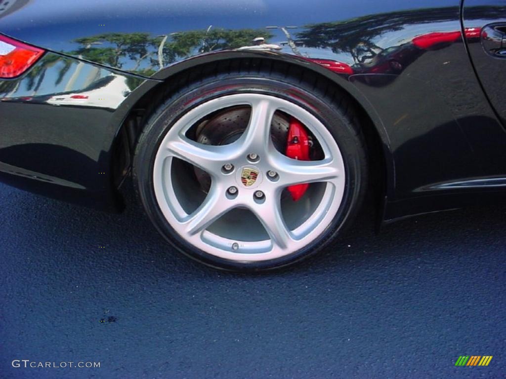 2008 911 Carrera S Coupe - Basalt Black Metallic / Sand Beige photo #4