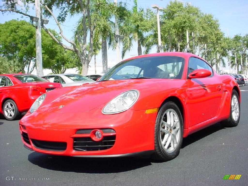 2007 Cayman  - Guards Red / Black photo #2