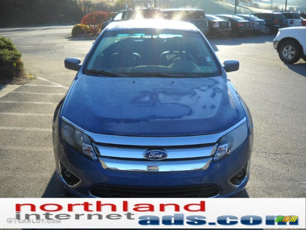 2010 Fusion SEL V6 - Sport Blue Metallic / Charcoal Black photo #3