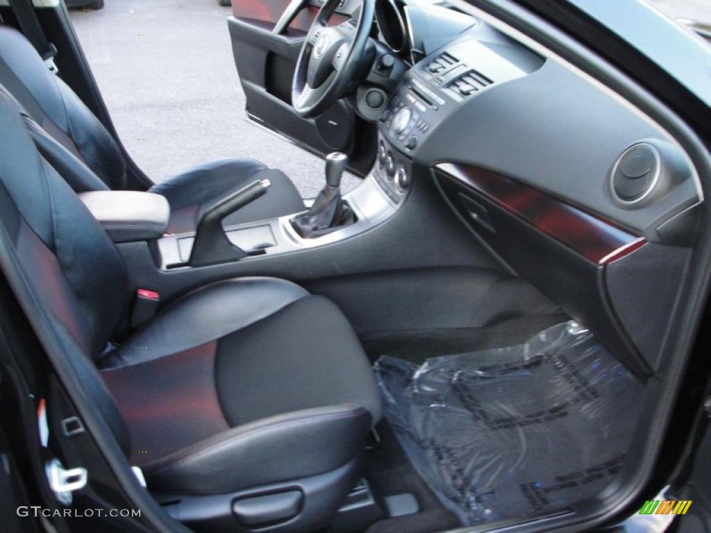 Black/Red Interior 2010 Mazda MAZDA3 MAZDASPEED3 Sport 5 Door Photo #39084605