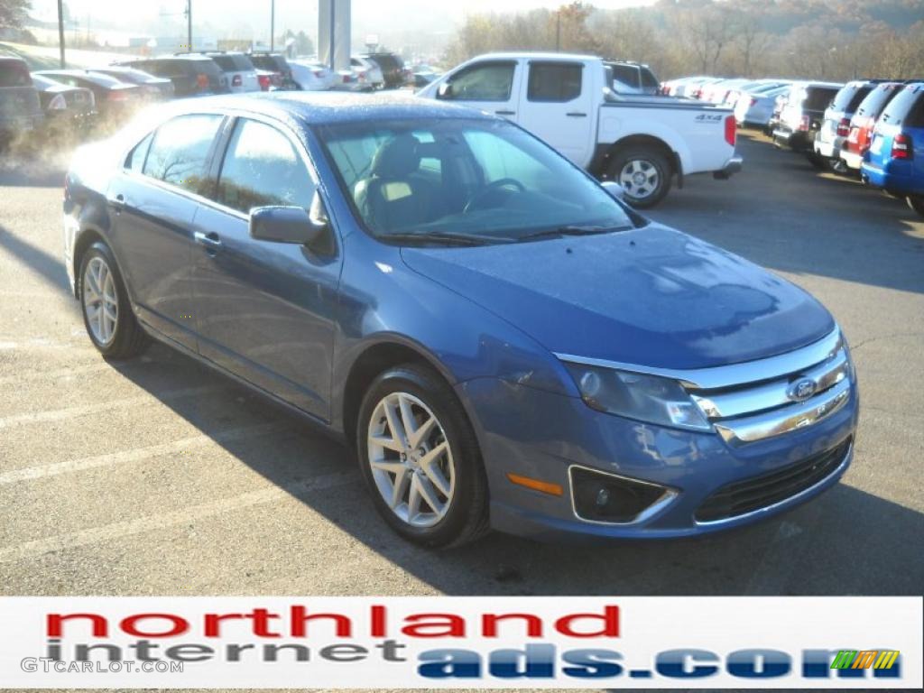 2010 Fusion SEL V6 - Sport Blue Metallic / Charcoal Black photo #4