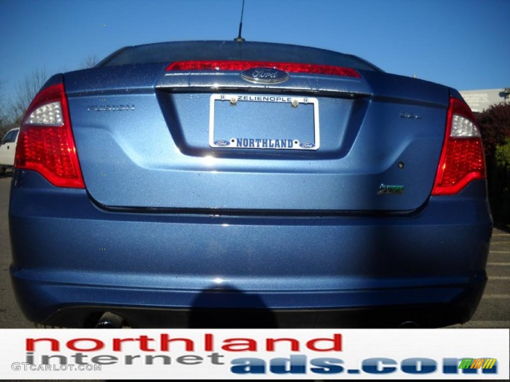 2010 Fusion SEL V6 - Sport Blue Metallic / Charcoal Black photo #7