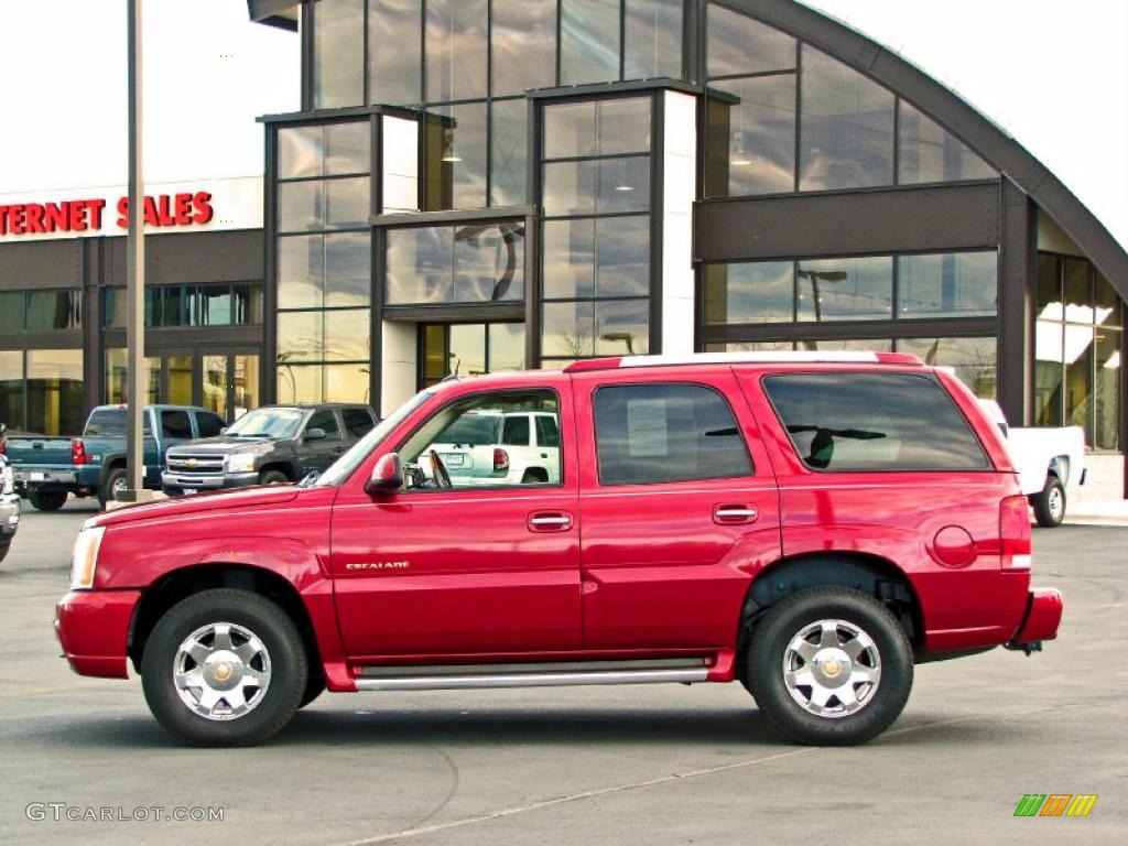 2004 Escalade AWD - Red E / Shale photo #1