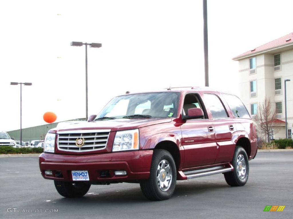 2004 Escalade AWD - Red E / Shale photo #19