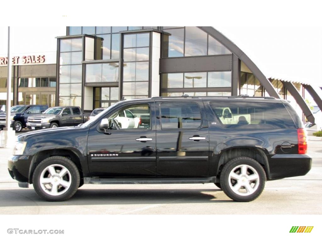 Black 2007 Chevrolet Suburban 1500 LTZ 4x4 Exterior Photo #39085069