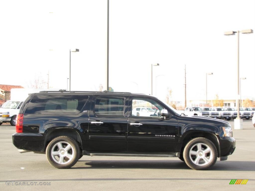 Black 2007 Chevrolet Suburban 1500 LTZ 4x4 Exterior Photo #39085309