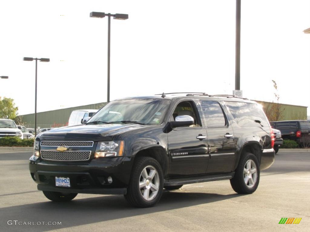 Black 2007 Chevrolet Suburban 1500 LTZ 4x4 Exterior Photo #39085321