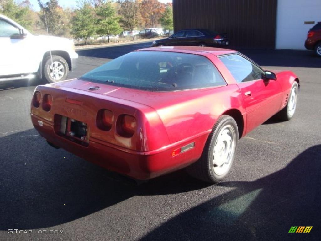 Dark Red Metallic 1992 Chevrolet Corvette Coupe Exterior Photo #39085697