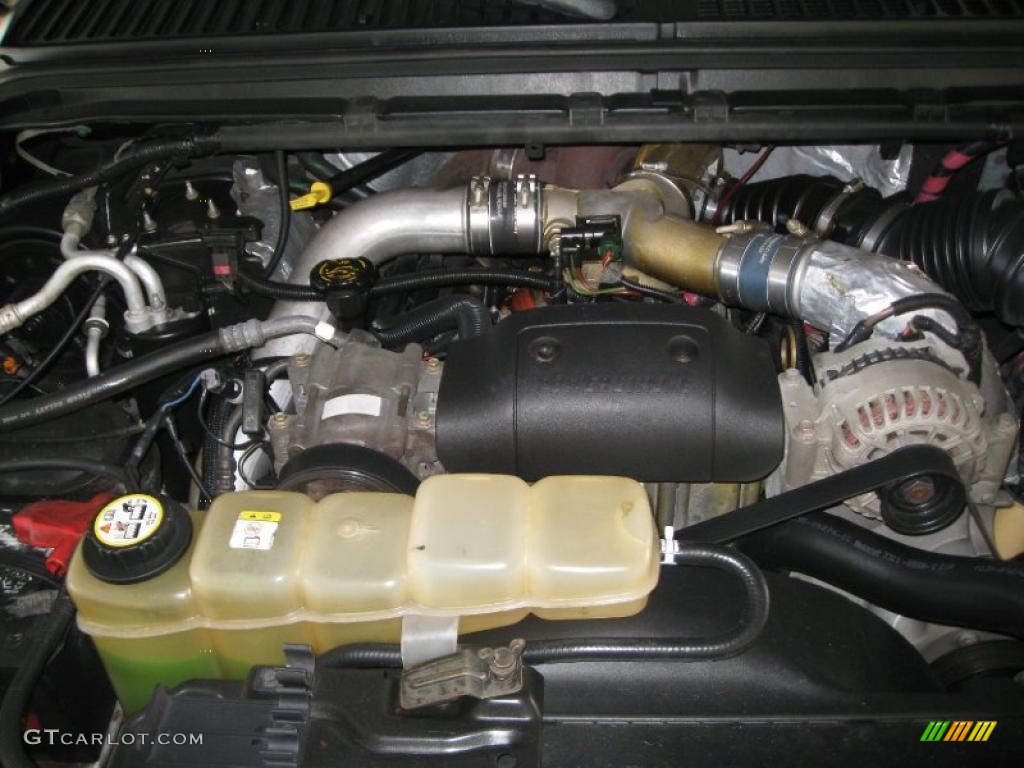 2002 Ford F350 Super Duty XLT Crew Cab 4x4 Engine Photos