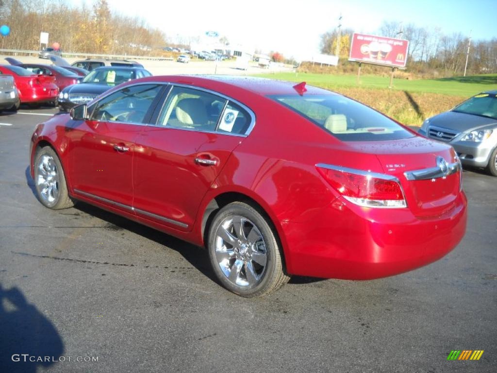 2011 LaCrosse CXL AWD - Red Jewel Tintcoat / Cocoa/Cashmere photo #7