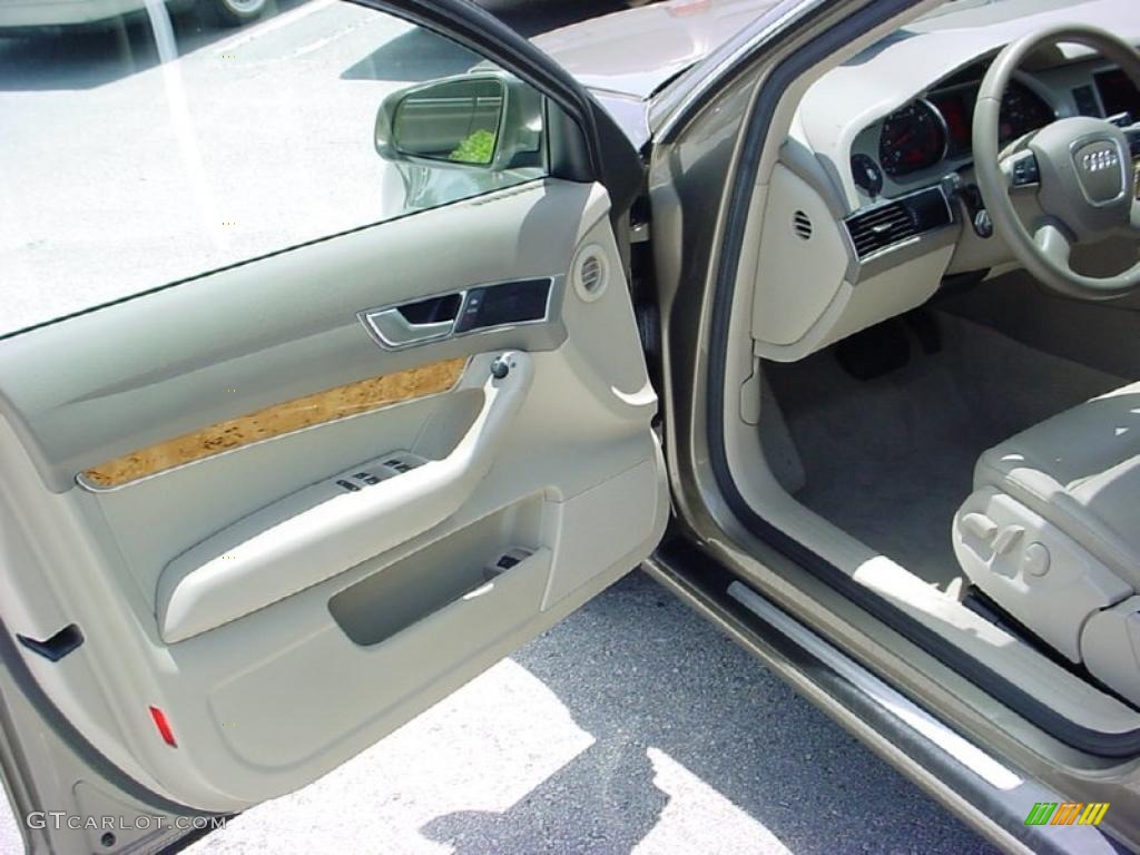 Cardamom Beige Interior 2008 Audi A6 3.2 Sedan Photo #39086733