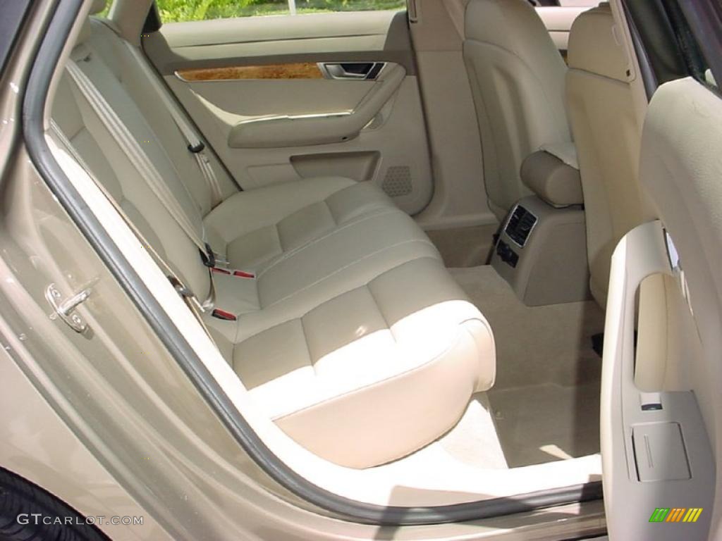 Cardamom Beige Interior 2008 Audi A6 3.2 Sedan Photo #39086801