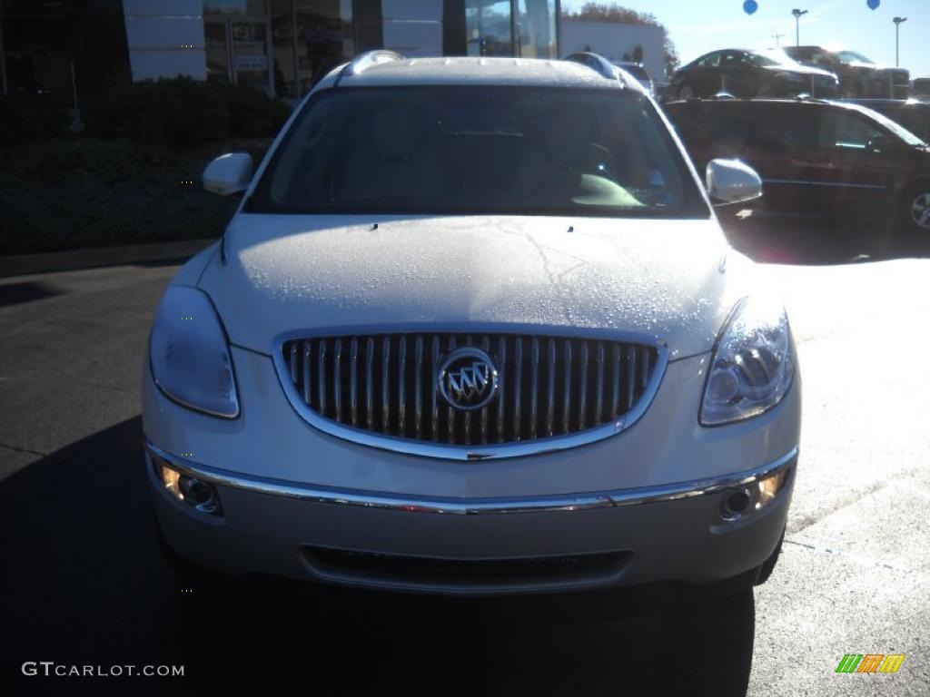 2011 Enclave CXL AWD - White Diamond Tricoat / Cashmere/Cocoa photo #11