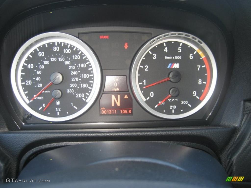 2010 BMW M3 Coupe Gauges Photo #39087205
