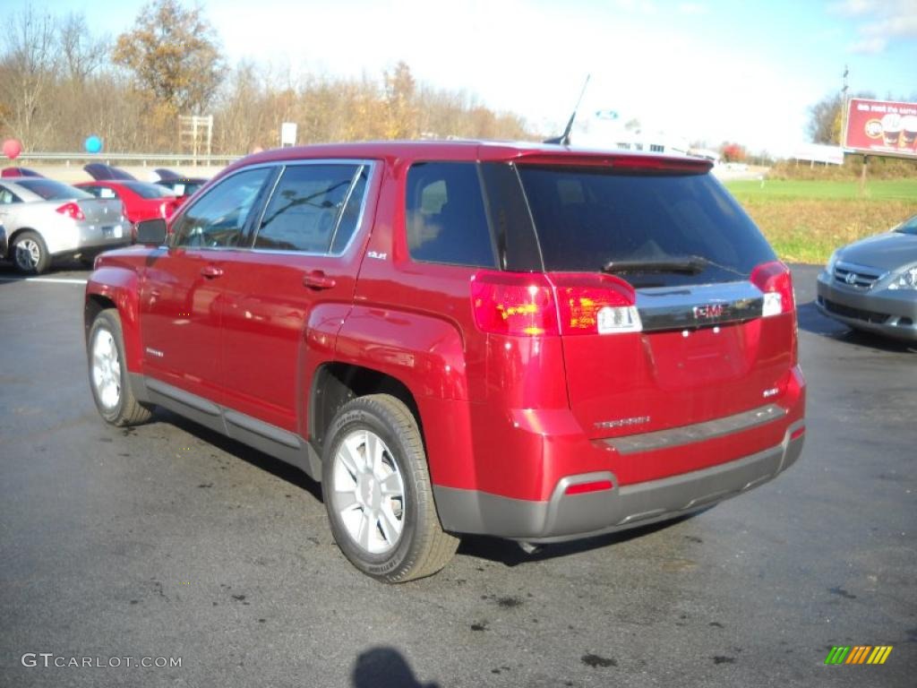 Merlot Jewel Metallic 2011 GMC Terrain SLE AWD Exterior Photo #39087377
