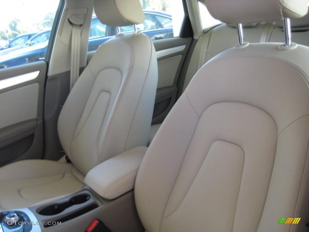 2011 A4 2.0T Sedan - Ibis White / Cardamom Beige photo #5