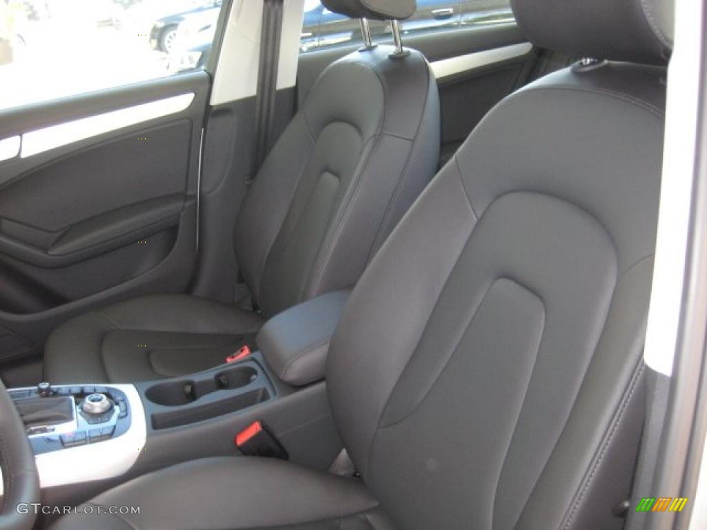 Black Interior 2011 Audi A4 2.0T Sedan Photo #39087993