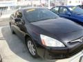 2003 Nighthawk Black Pearl Honda Accord EX V6 Coupe  photo #2