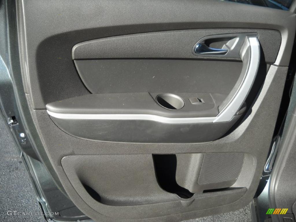 2011 GMC Acadia SLE AWD Ebony Door Panel Photo #39088189