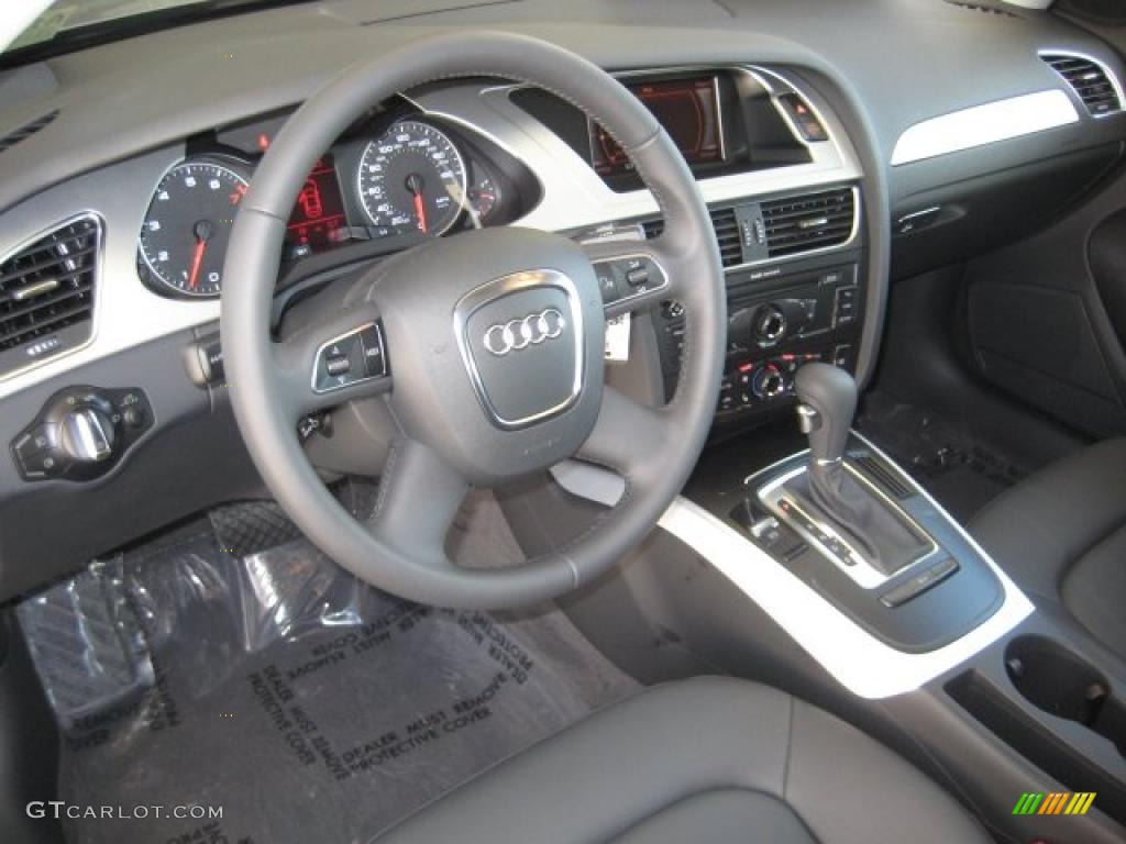 Black Interior 2011 Audi A4 2.0T Sedan Photo #39088205