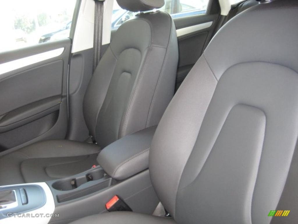 2011 A4 2.0T Sedan - Quartz Grey Metallic / Black photo #5