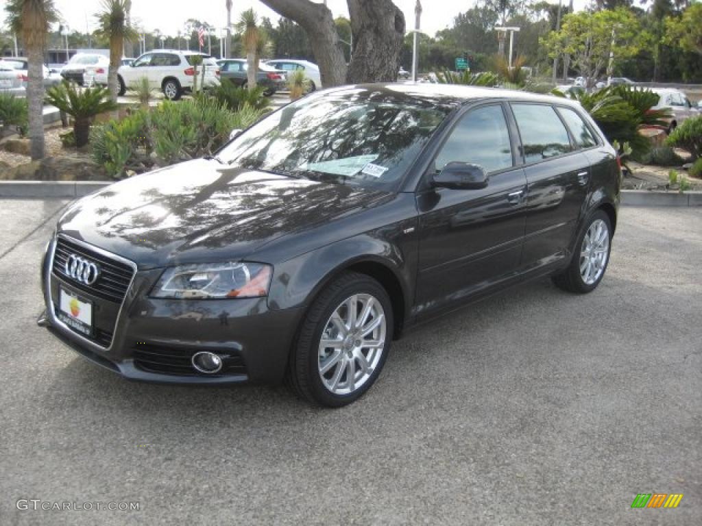 Lava Gray Pearl Effect 2011 Audi A3 2.0 TFSI Exterior Photo #39088229