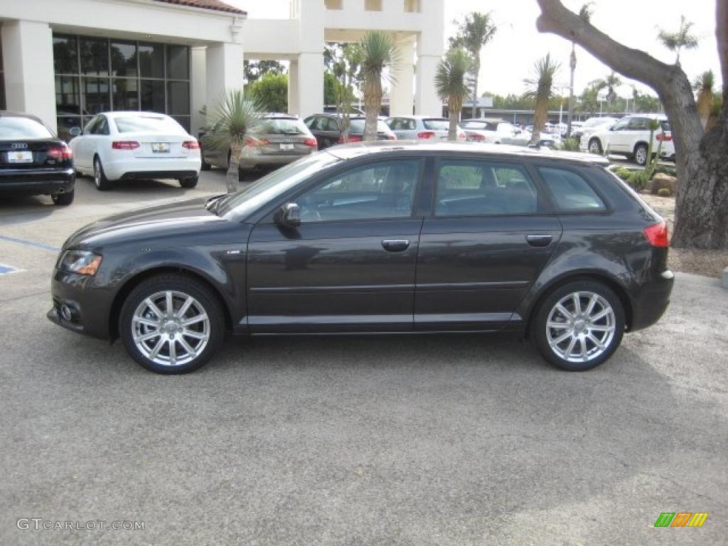 Lava Gray Pearl Effect 2011 Audi A3 2.0 TFSI Exterior Photo #39088245