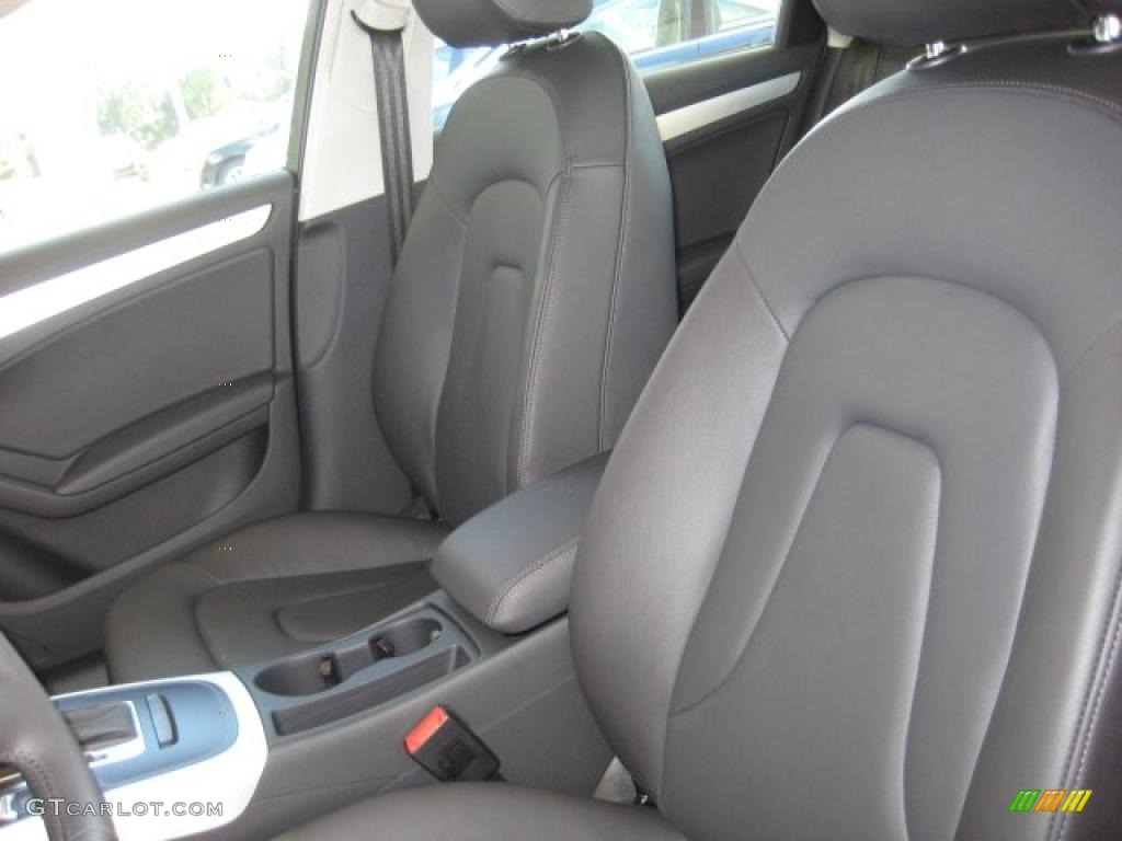 Black Interior 2011 Audi A4 2.0T Sedan Photo #39088361