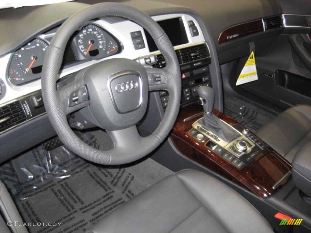 Black Interior 2011 Audi A6 3.0T quattro Sedan Photo #39088513