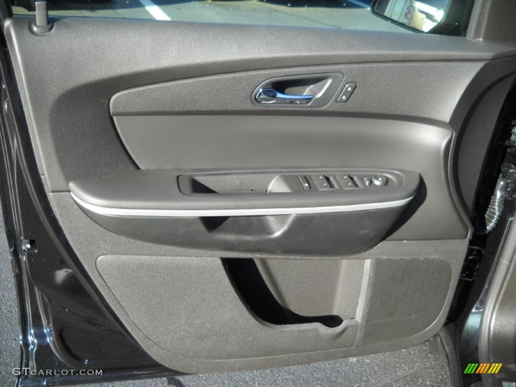 2011 GMC Acadia SLE AWD Ebony Door Panel Photo #39088550