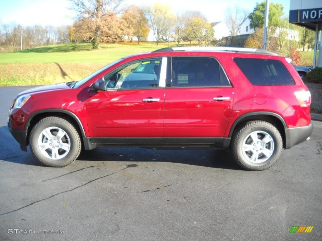 Red Jewel Tintcoat 2011 GMC Acadia SLE AWD Exterior Photo #39088786