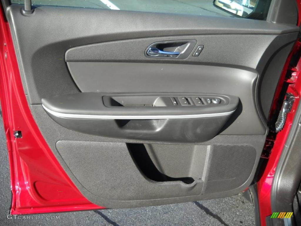 2011 GMC Acadia SLE AWD Ebony Door Panel Photo #39088898